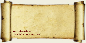 Andjelina Eraković vizit kartica